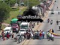 Bloqueo de la vía Cúcuta-San Antonio por escasez de agua