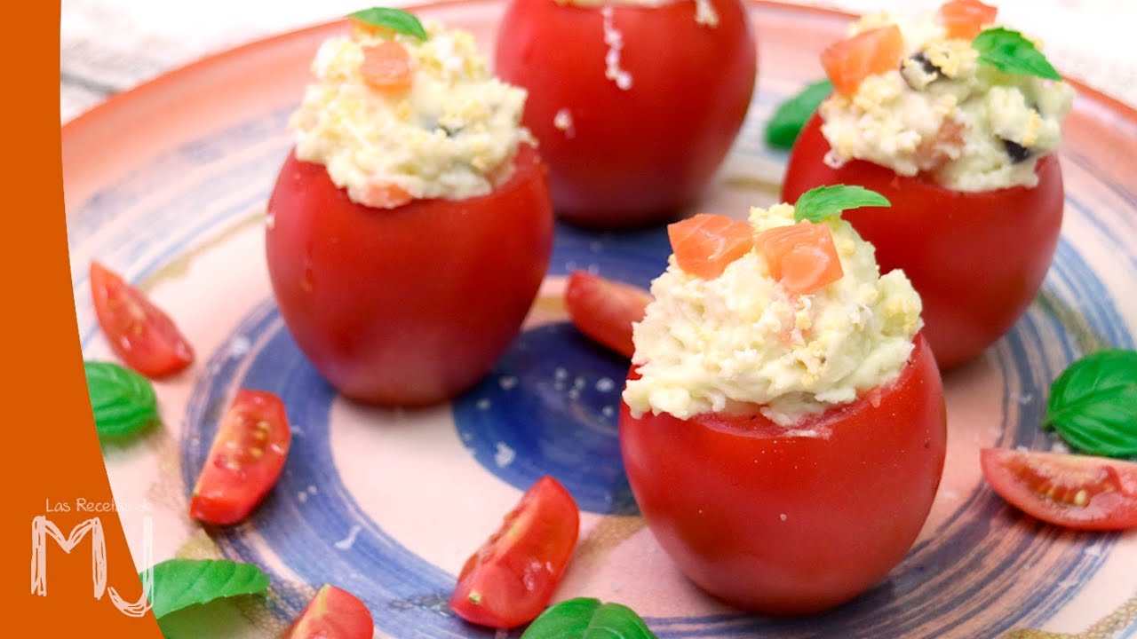 Recetas de Tomates Rellenos con Ensalada Rusa