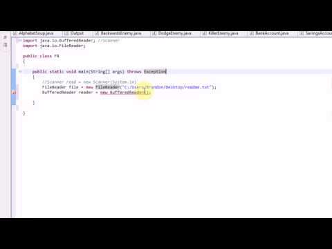 how to read file in java
