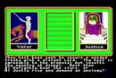 ultima 4: quest of the avatar running on the sega dreamcast. the gypsy lays down eight cards (2 at a time) and you're assigned a character class based on your choices. in turn, it determines where in the world you begin also. the choices are compassion, honesty, honor, humility, justice, valor, sacrifice, and spirituality.