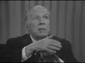 Borges: el barroco es una soberbia del escritor