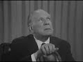 Borges: el barroco es una soberbia del escritor