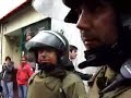 Estudiantes reprimidos por Carabineros