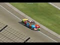 Crazy! Nascar Sim Racing Demo Crash