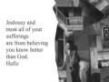 I heard God laughing- Hafiz Poems