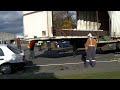 Click here to watch this video Articulated trailer breaks free from coupling (part 2)
