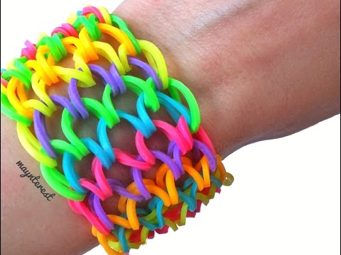DIY Pulsera de gomitas Escamas de dragón / Dragon scale cuff bracelet