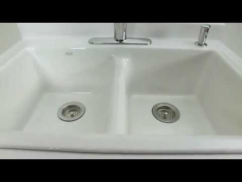 how to restore cast iron sink