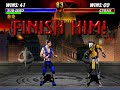 mortal kombat finishers history: sub-zero