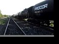 CN freight going north on the Bala Sub