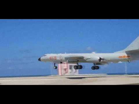 Muskelspiele: Chinesische Bomber landen erstmals im S ...
