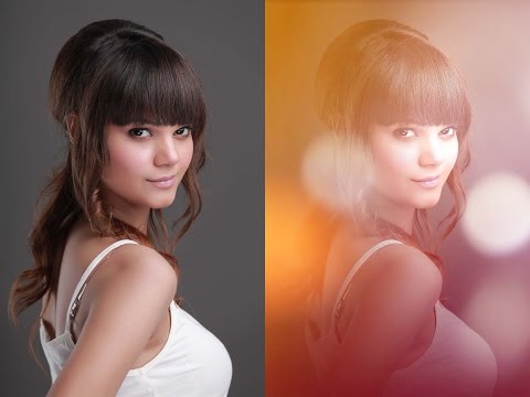 how to add light leak in photoshop