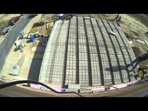 Video: Garagendecke wird eingehängt (29.03.2014) | Unser Hausbau Blog!