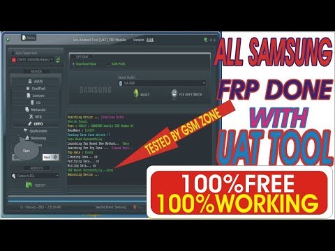 UAT FRP TOOL (Uni-Android) v3.0.1 New All Samsung Mobile FRP Unlock Just One Click|2019 UAT FRP TOOL (Uni-Android) v3.0.1 New All Samsung Mobile FRP Unlock Just One Click|2019
