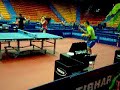 Ma Lin calentando en Zagreb, Croacia 2007