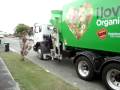 Organic Wheelie Bin Truck collecting in Christchurch