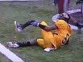 southern mississippi receiver deandre brown fractured his lower left leg and was taken to the hospital during the first quarter of sunday nights new orleans bowl against troy.

only minutes after his 67th reception of the season set a school record, browns leg gave out unnaturally as he landed in the end zone during a long incompletion. the defender on the play, tavares williams, put his hands on his head and then gestured for help when he turned and saw brown holding his leg, which dangled from the shin.

brown writhed in pain as trainers raced to his side. he was placed on a stretcher and lifted onto a cart. he then sat up, receiving applause, as the cart headed into the tunnel in the louisiana superdome.

southern miss spokesman jack duggan said the injury was a lower leg fracture but could not immediately provide details on the severity.

brown, a freshman, was a prized recruit last year and quickly became the golden eagles leading receiver, finishing the regular season with 66 catches for 1,108 yards and 12 touchdowns.