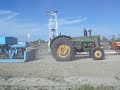 1960 vintage John Deere 830 tractor pull