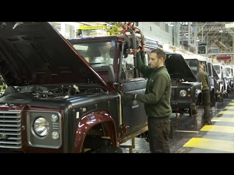defender - Watch the Land Rover Defender being assembled at the company's Solihull facility, UK. Shot in 2015.