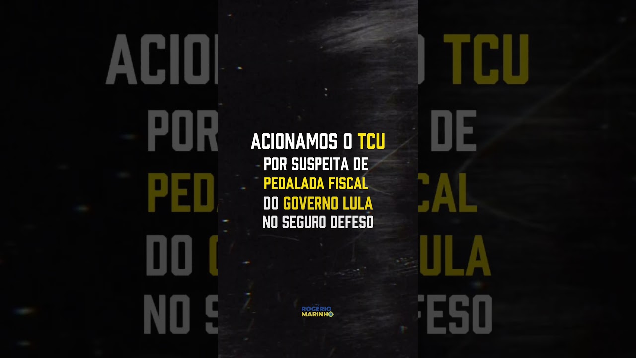 Acionamos o TCU por suspeita de pedalada fiscal do governo Lula no Seguro-Defeso contra pescadores!