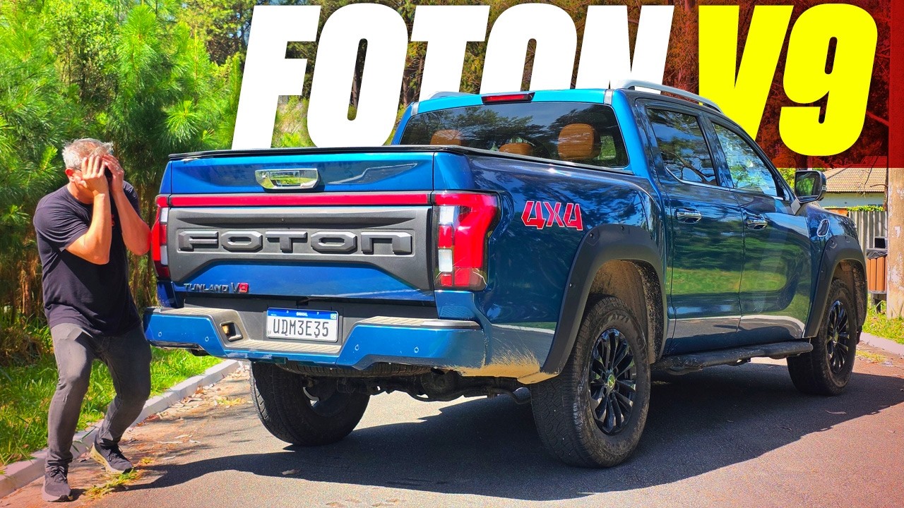 Foton Tunland V9 - MISTURA RAM, F-150 E MERCEDES! TEM COMO DAR CERTO? COMO ANDA A 1ª DIESEL HÍBRIDA?