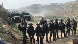 قوات الاحتلال تهدم منزلاً من طابقين في بلدة كفر الديك غرب سلفيت