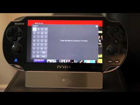 how to put netflix on uk ps vita