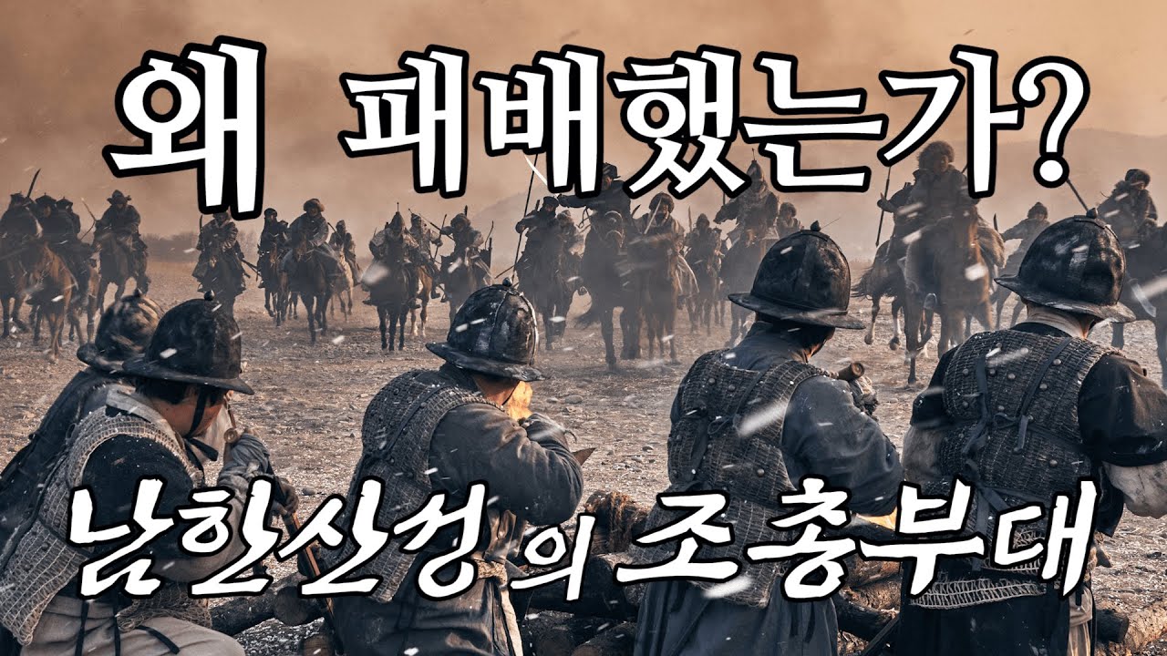 남한산성의 조총부대는 왜 패배했던 걸까? 조총의역사#03(정묘호란, 병자호란, 누르하치, 홍타이지, 여진족, 인조, 홍이포)