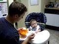 Gabriel's First Solid Food
