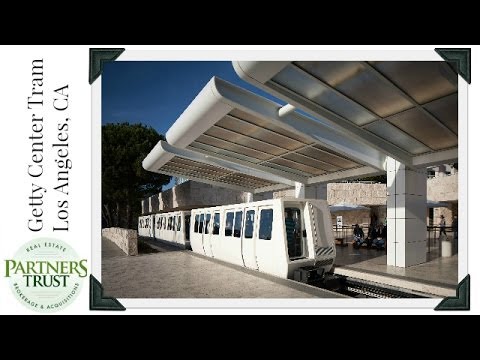 getty center exhibitions - http://www.ThePartnersTrust.com ~ Partners Trust's Dane Findley talks about the Getty Center Tram that brings tourists up into the mountains above Los Angele...