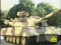 This is an upgraded version of the Soviet-designed T-55 battle tank, developed by the Kharkiv Morozov Machine Building Design Bureau. Upgraded in three key areas - firepower, mobility and protection, - the tank features a new integrated gun-and-fire control system, explosive reactive armour array, optronic countermeasures system, more powerful engine and some other improvements.