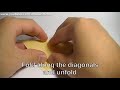 Оригами видеосхема семечка от Davor Vinko