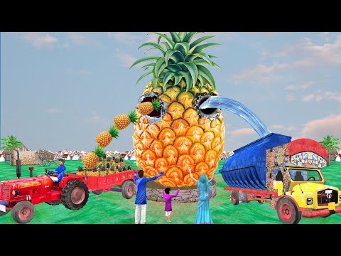 Magical Pineapple Tractor जादुई अनानास Comedy Video हिंदी कहानिय Hindi Kahaniya Funny Comedy Video