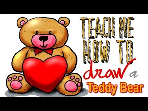 how to draw teddy bear
