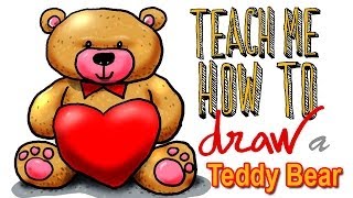 Teach Me How To Draw a Teddy Bear (Tutorial)