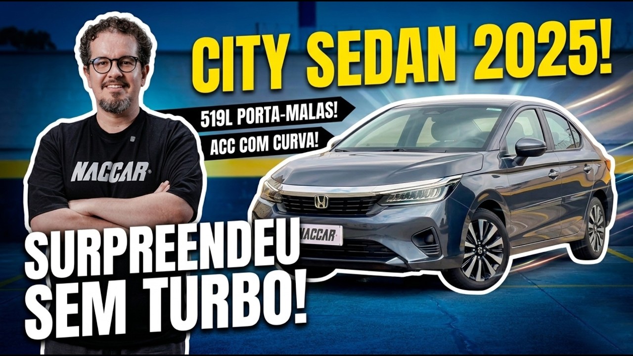 Honda City Touring 2025: Por que ele é MELHOR que muito SUV de R$ 150 mil?
