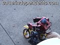 Optimus Prime Robonova on Motorcycle