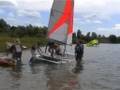 Test inflatable sailing catamaran Ducky-17