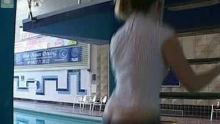 Holly Willoughby - Climbing Up A Ladder