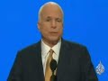 تقرير : ناصر الحسينيتاريخ بث التقرير : 7/9/2008يتوقع جون ماكين الذي انهى الخميس الماضي مسارا طويلا وصعبا  قبل تسميته رسميا مرشحا للحزب الجمهوري الى البيت الابيض، يتوقع ان يحقق 
