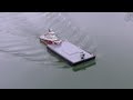 R/C Tugboat & Barge - Emergency Stop