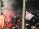 1.06.2008 Stal - Unia  Flagi + dym