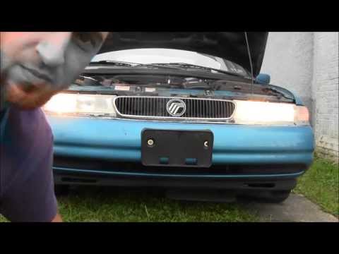 How to Remove Install Headlight On 1997 Ford Contour / Mercury Mystique
