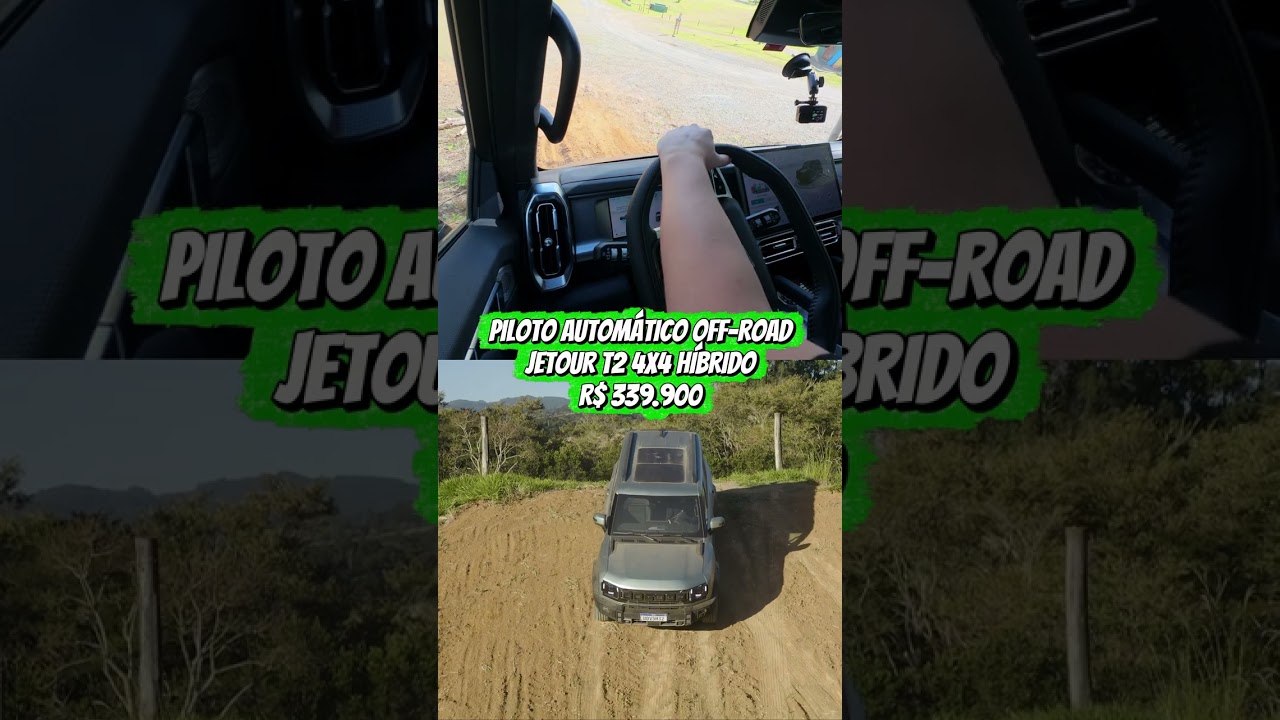 MODO RASTEJAMENTO: A mágica do Jetour T2 4x4! 👀🔥