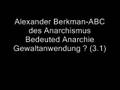 ABC des Anarchismus-Bedeutet Anarchismus Gewaltandwendung3.1
