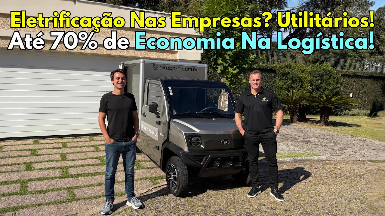 Ele Produz Veículos Comerciais Elétricos no Brasil: até 70% de Economia pra Empresas