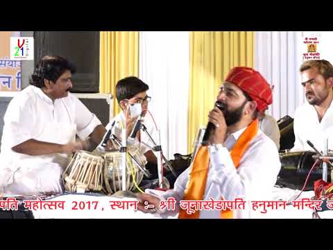 Ajay singh+Parkash mali "A Mere Dost Lotke Aaja" live "Juna Khedapatti Mandir"jodhpur