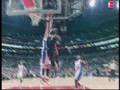 Dwyane Wade with the huge slam over Chris Kaman!