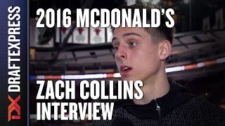 Zach Collins - 2016 McDonald's All American Interview