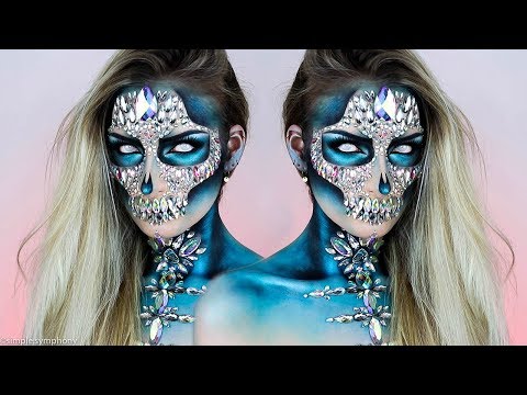 Sugar Skull Holographique Maquillage HALLOWEEN 2017 💎 | Simple Symphony ♡